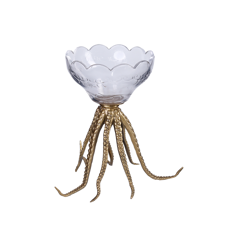 Crystal decorative fruit bowl