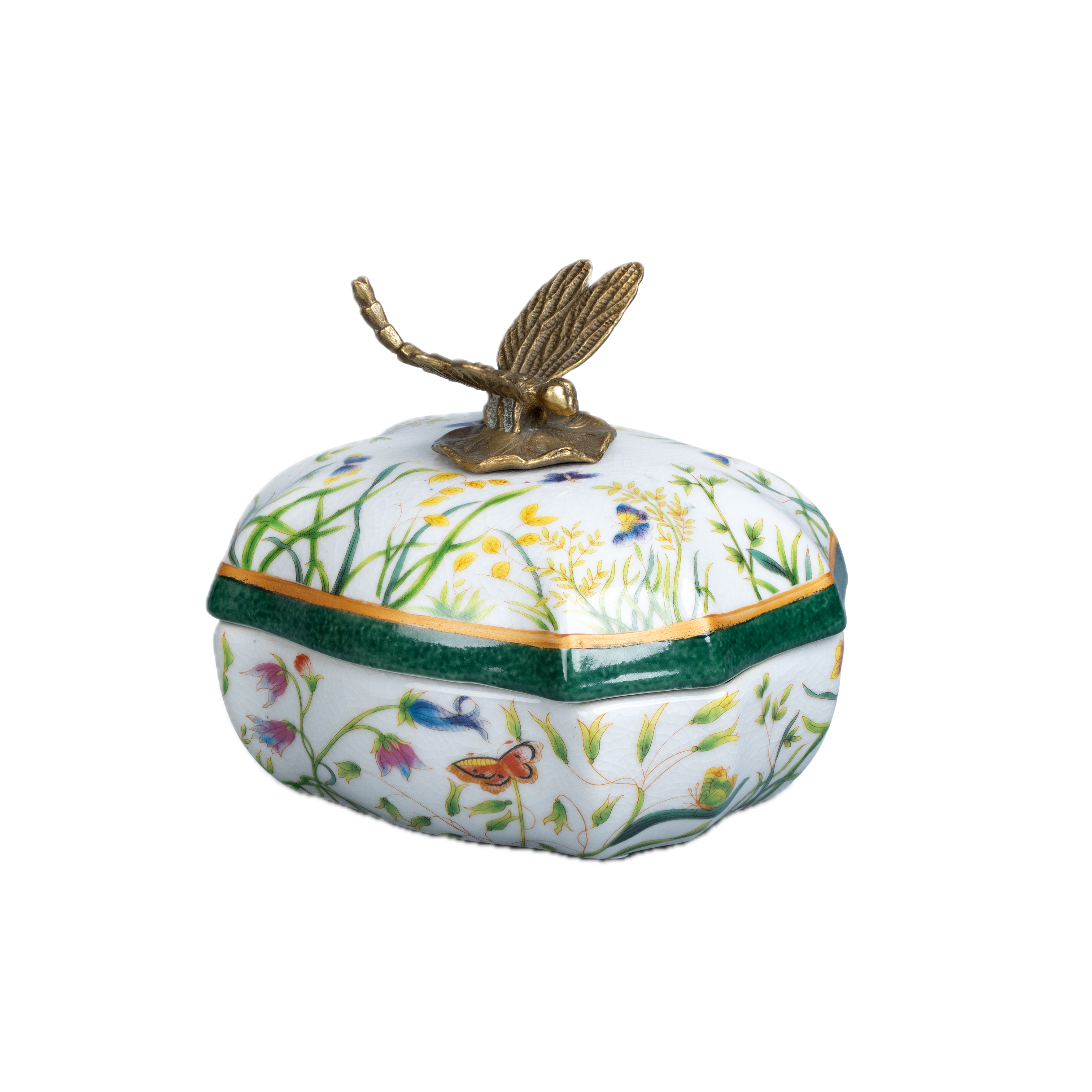 Dragonfly Copper Top Lid Box