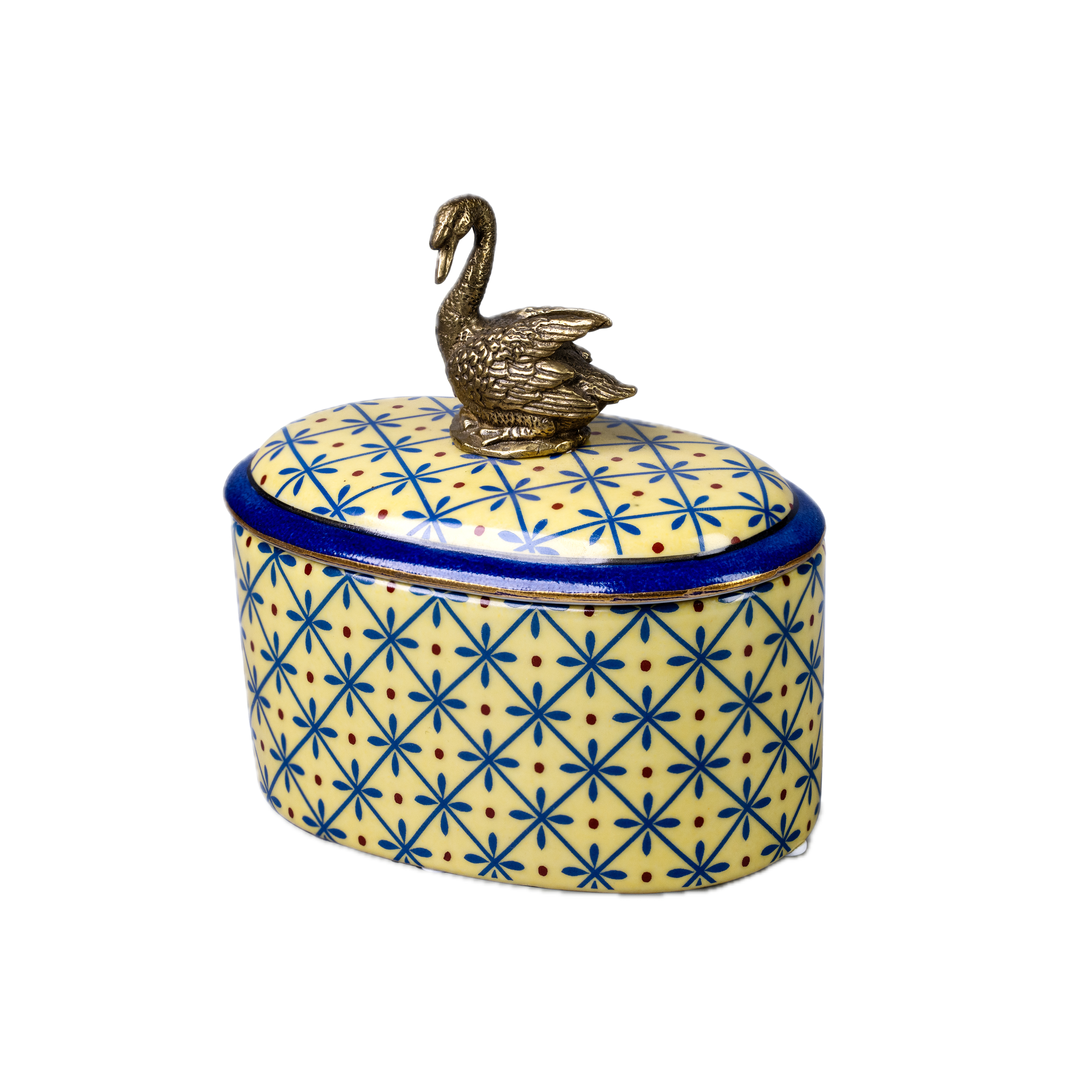 Swan Porcelain Rhyme Box